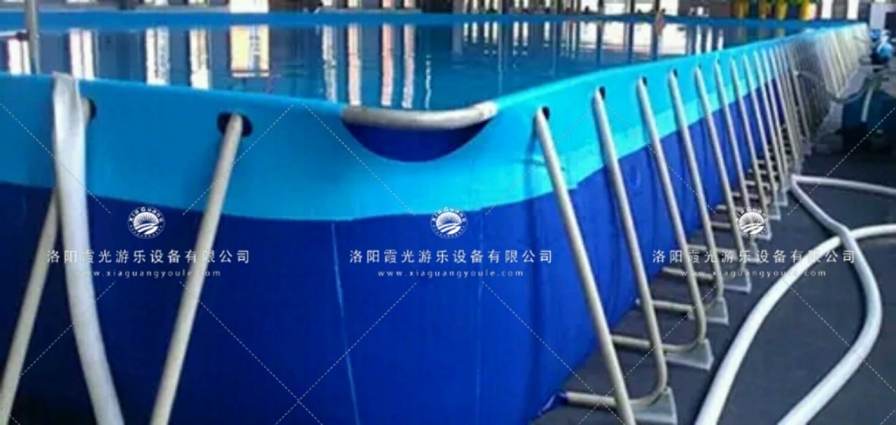 灵台大型支架游泳池